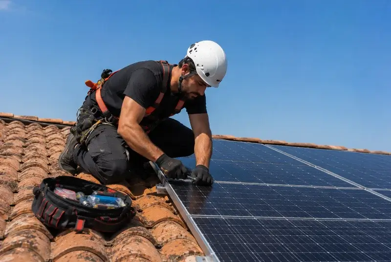 Maintenance et monitoring de panneaux solaires à Bourriot-Bergonce